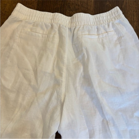 ATHLETA RETREAT HIGH RISE LINEN ANKLE PANT women’s size large - Picture 5 of 13